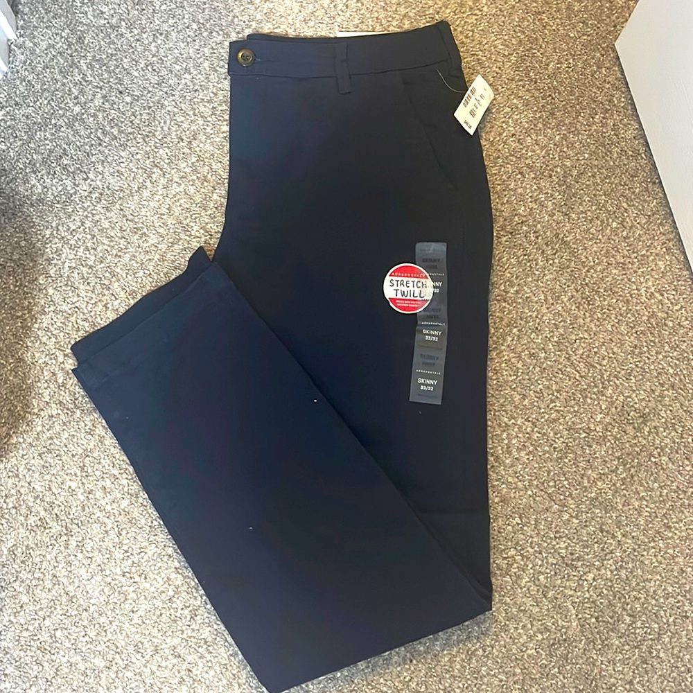 Aeropostal Skinny Stretch Twill Jeans Size 33x32